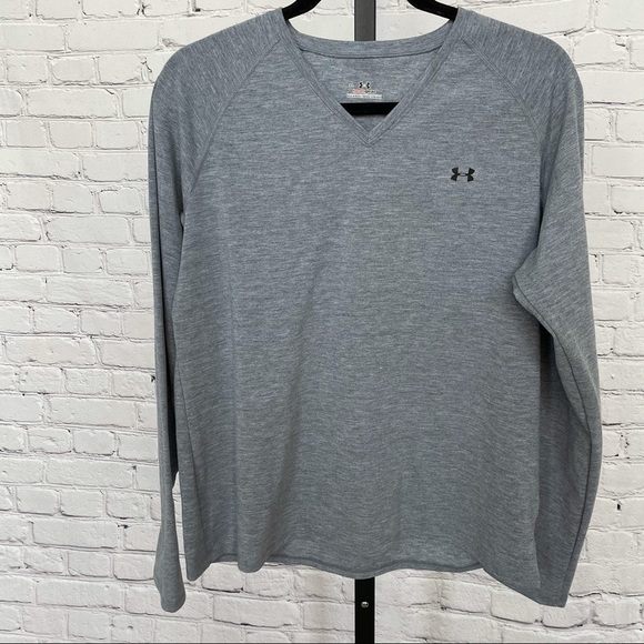 Under Armour Heat Gear Grey Long Sleeve - Picture 1 of 4